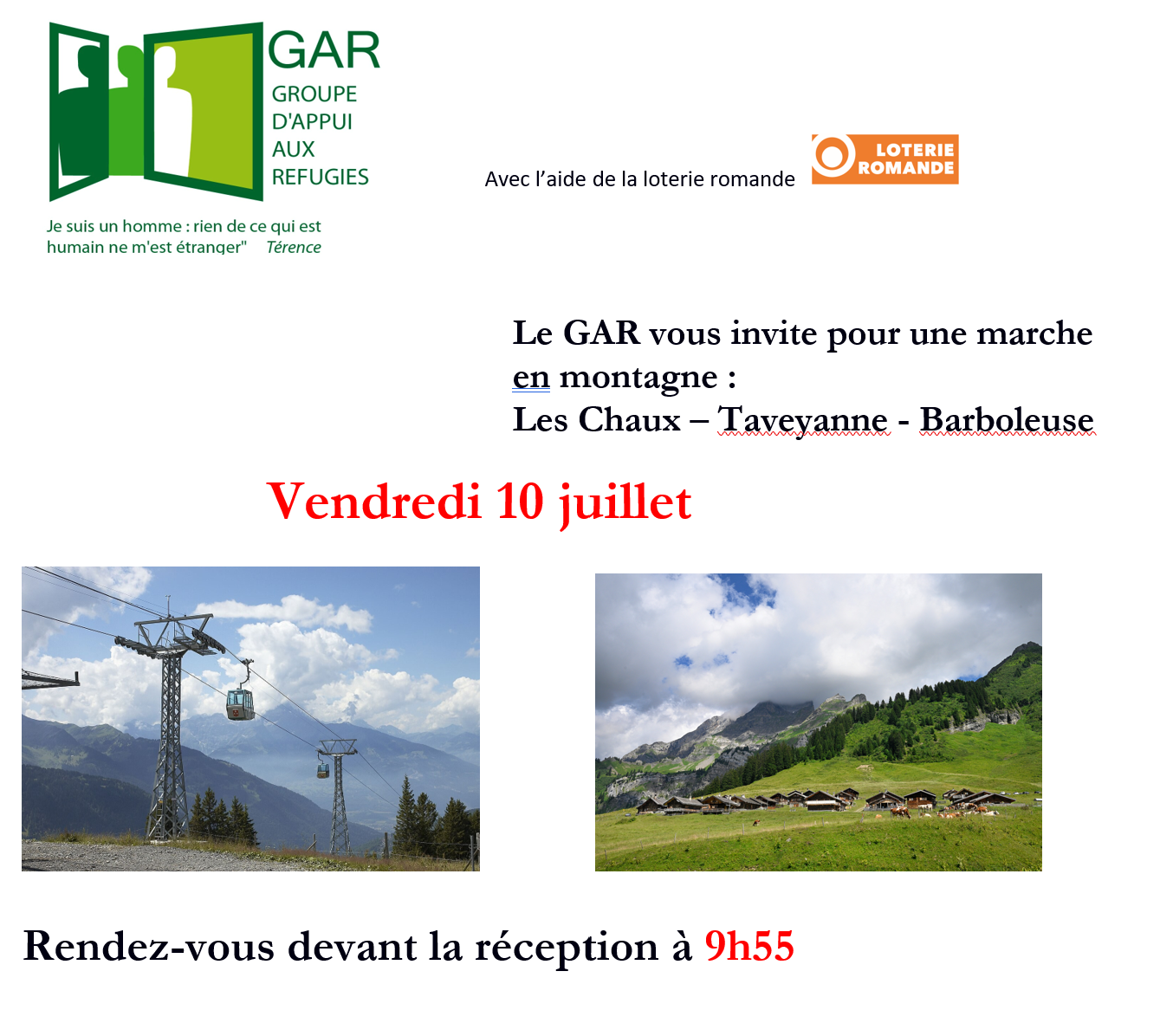 Sorties de l’été